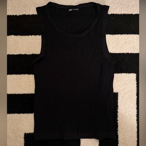 Zara Black Knitted Men’s Tank Top